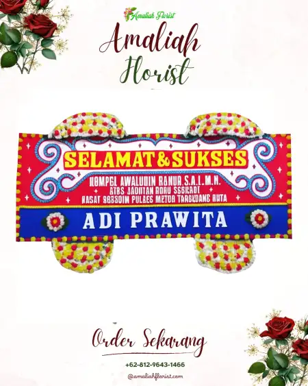 Papan Bunga Ucapan Selamat Purwodiningratan